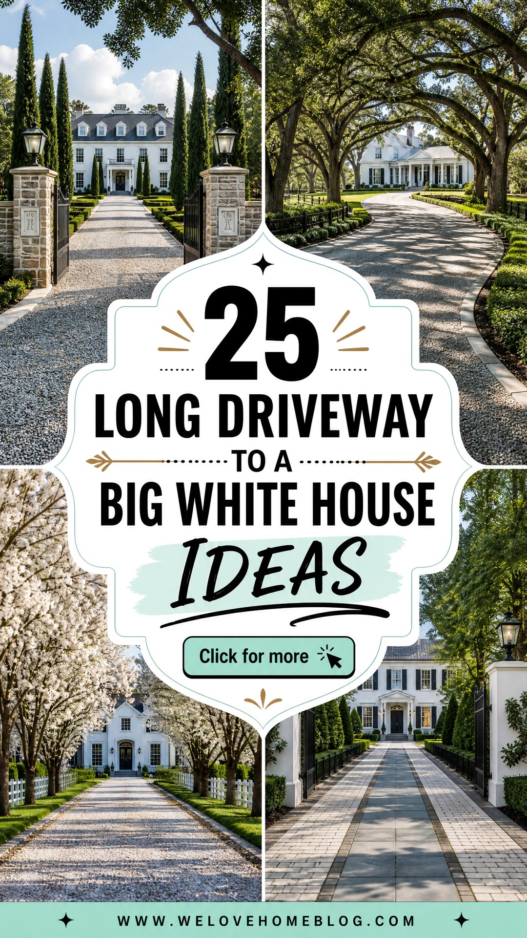 25 Long Driveway to a Big White House Ideas for a Grand Arrival - 25 Long Driveway to a Big White House Ideas for a Grand Arrival