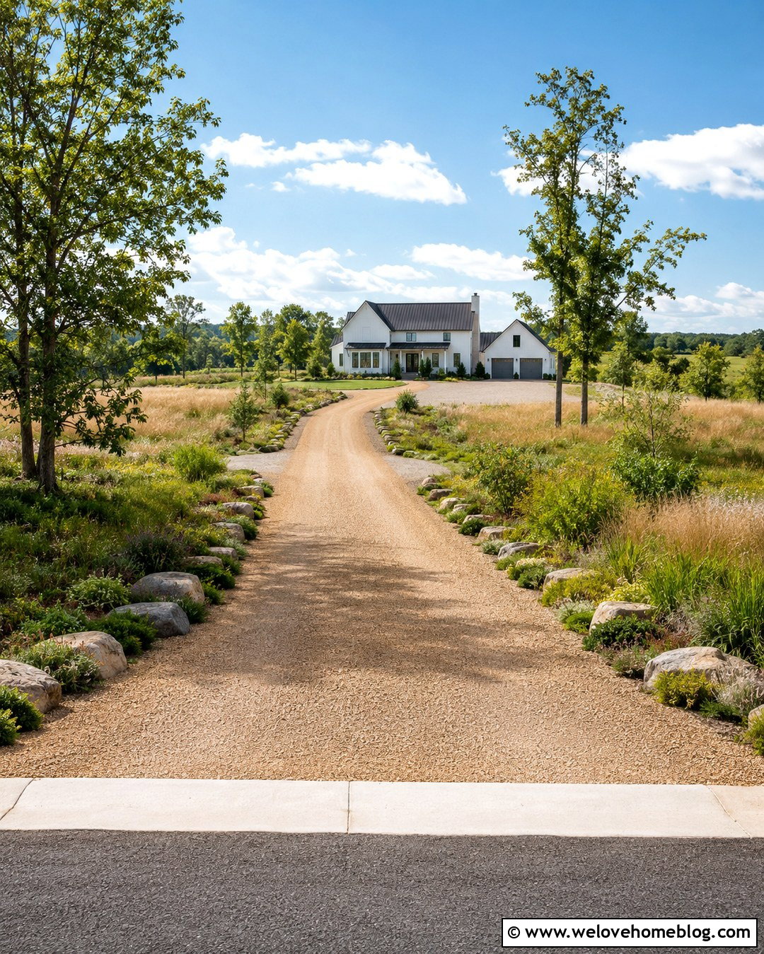 Long Gravel Driveway Plan - 20 driveway plans ideas