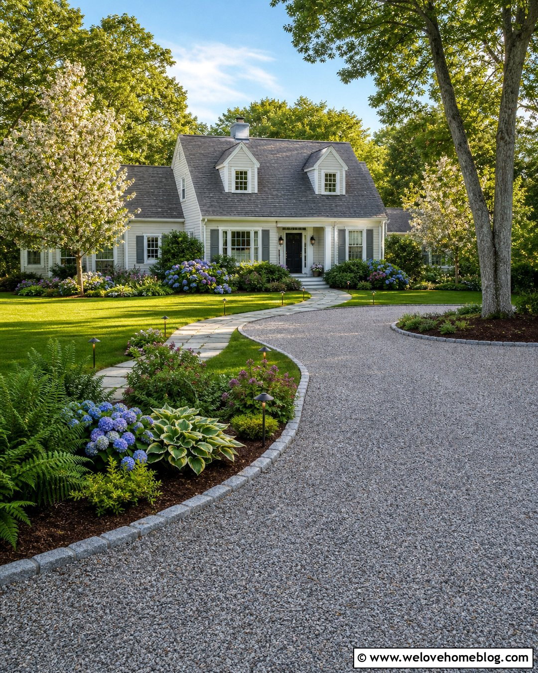 20 Gravel Driveway With Path Ideas for a Welcoming Front Yard