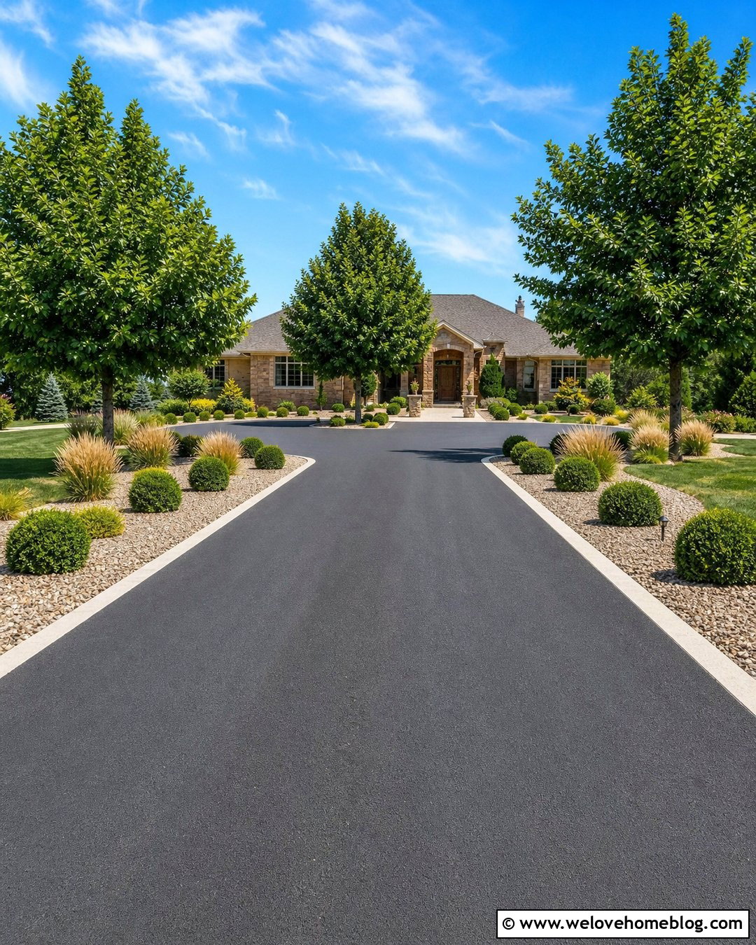 Long Low Maintenance Driveway Landscaping - 45 long driveway ideas