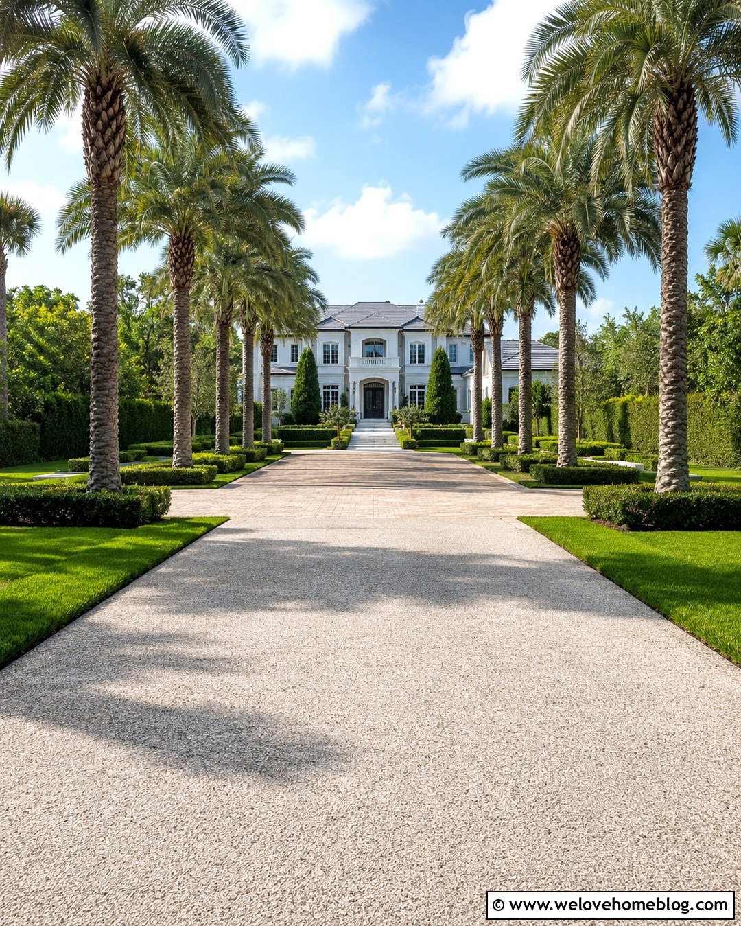 Long Palm Tree Driveway - 20 Driveway With Palm Trees Ideas