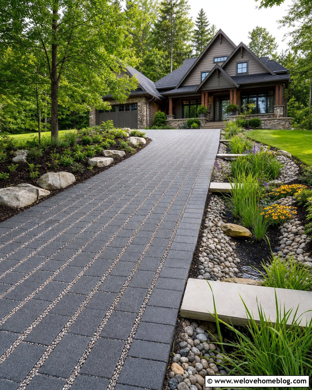 20 Long Driveway Garden Ideas for a Lush, Inviting Journey