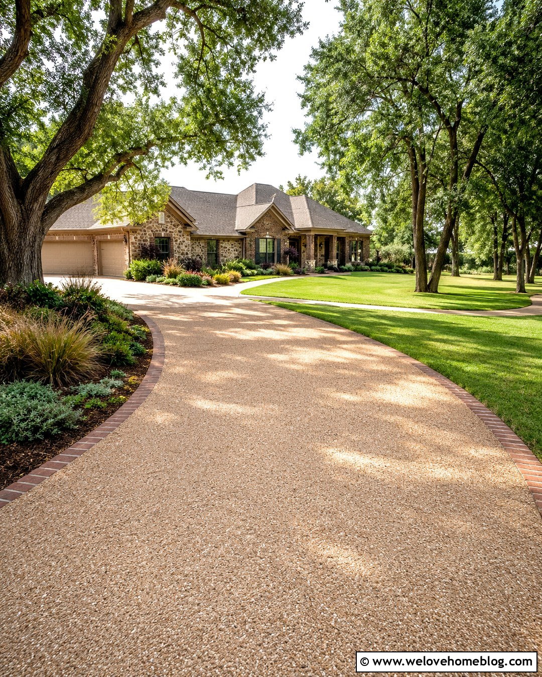 Long Ranch Driveway With Shade Trees - 20 House With Long Driveway And Trees Ideas