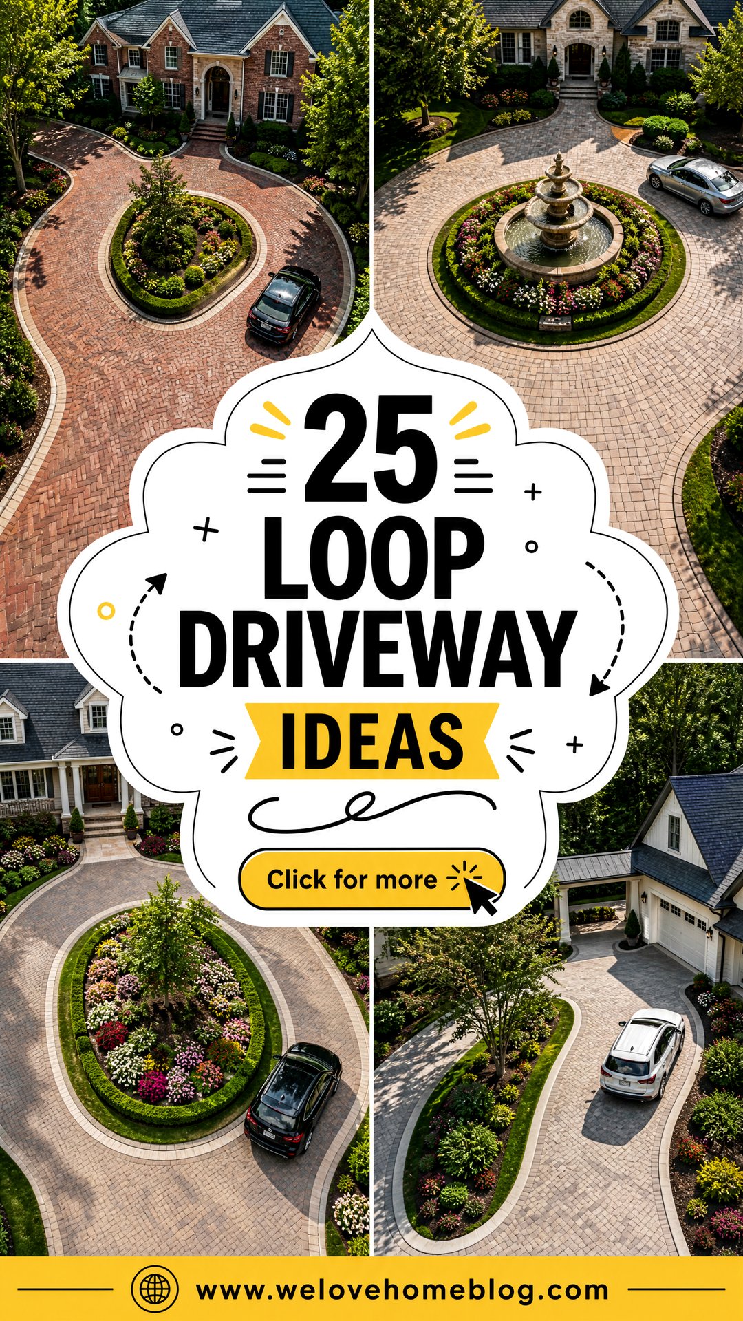 25 Loop Driveway Ideas for Smarter Flow and Standout Curb Appeal - 25 Loop Driveway Ideas for Smarter Flow and Standout Curb Appeal