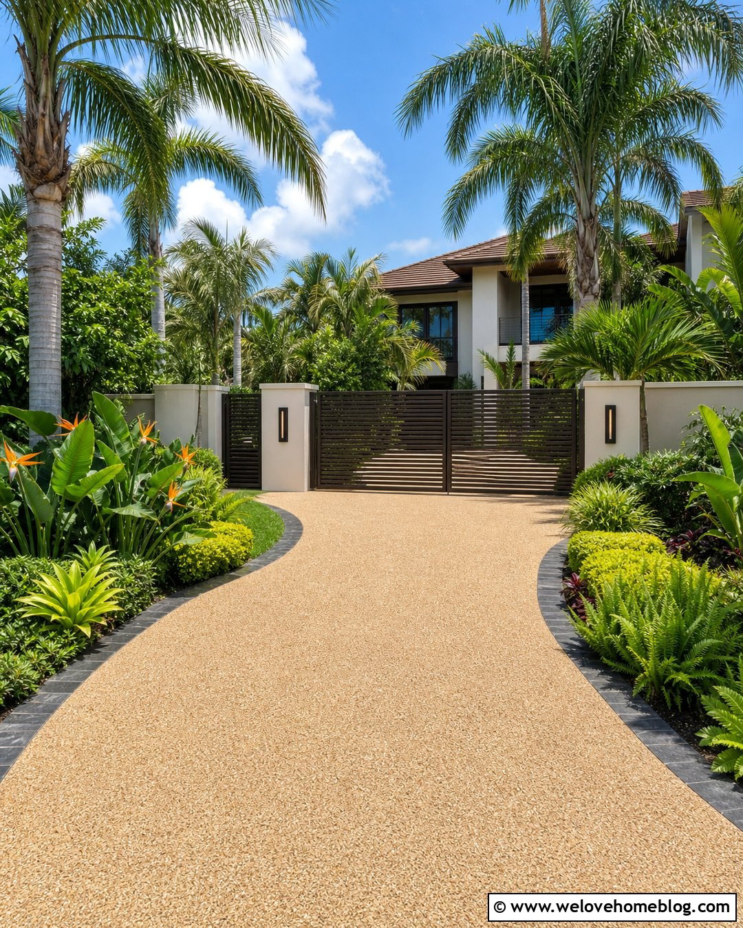 30 Modern Gated Driveway Entrance Ideas for Sleek Security