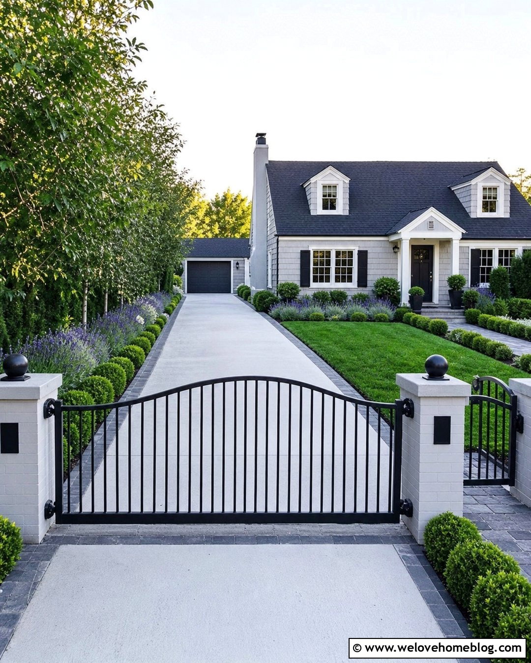Low Cast Iron Gate For A Small Driveway - 20 Cast Iron Driveway Gates Ideas