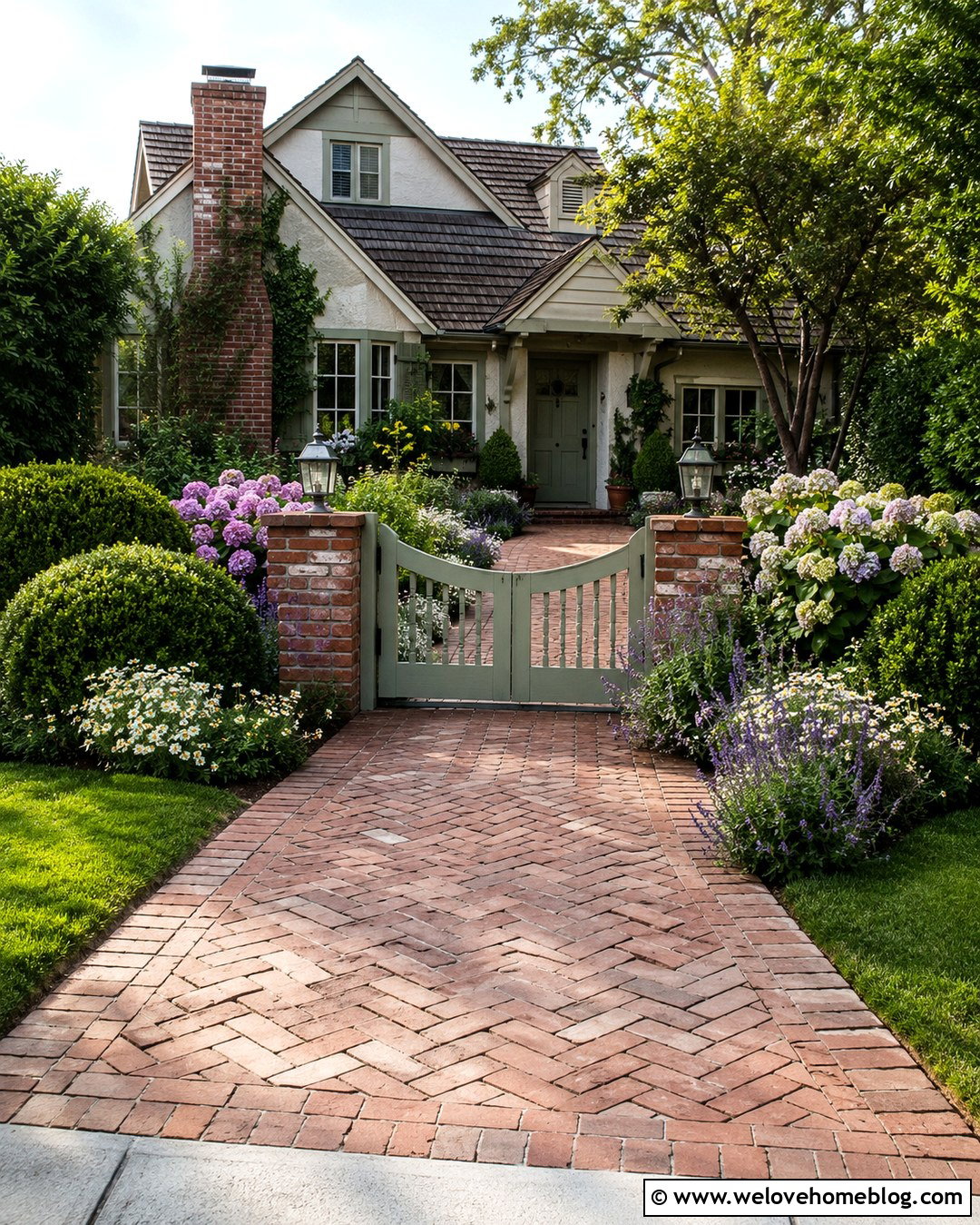 Low Cottage Front Gate Driveway Entrance - 20 front gate driveway entrance ideas