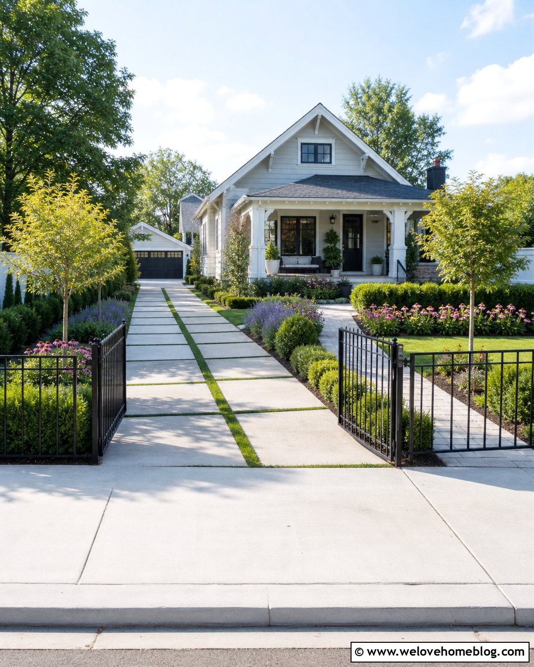 Low Driveway Fence - 25 Driveway Fencing Ideas