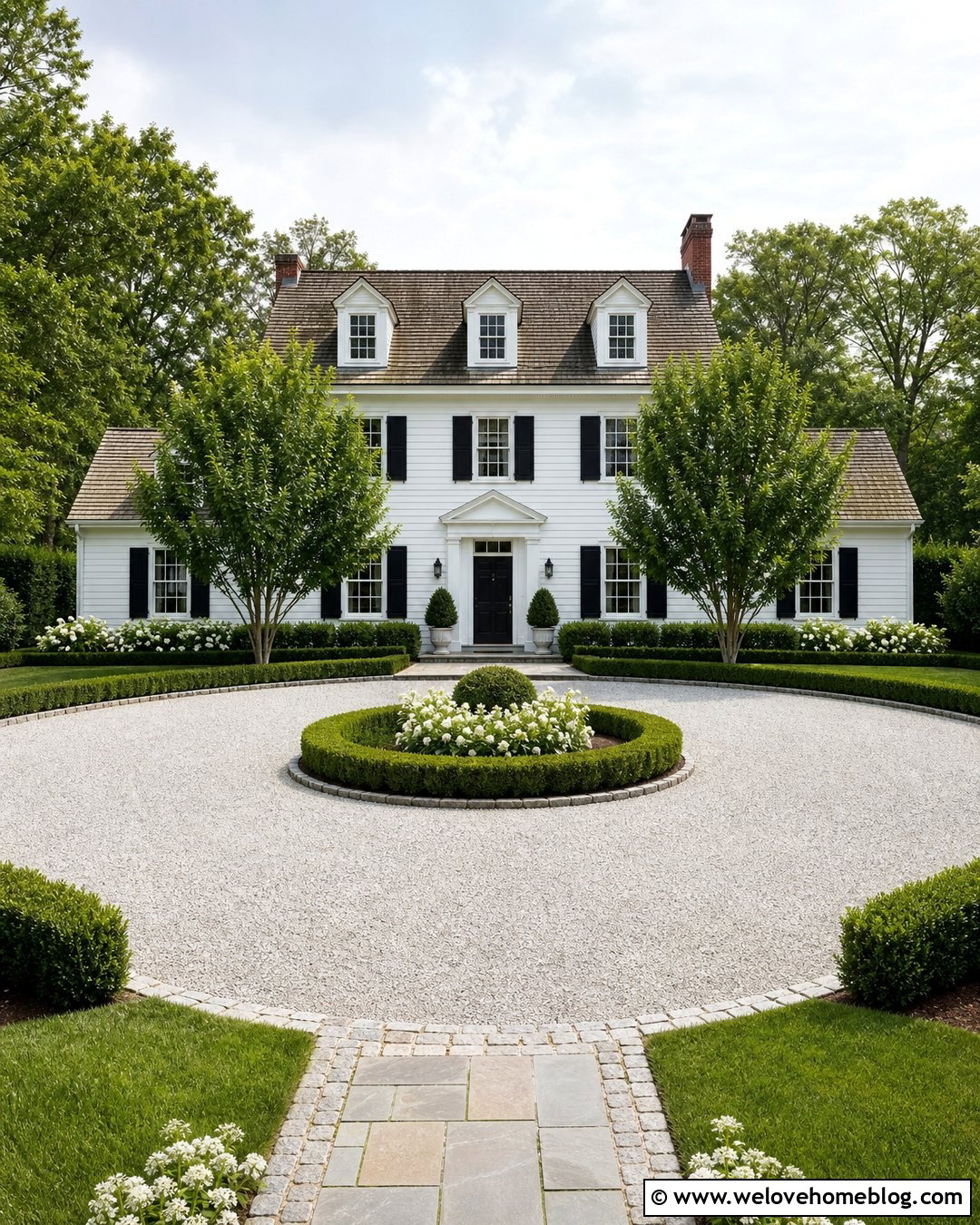 Low Hedge Driveway Trim - 20 Driveway Trim Ideas