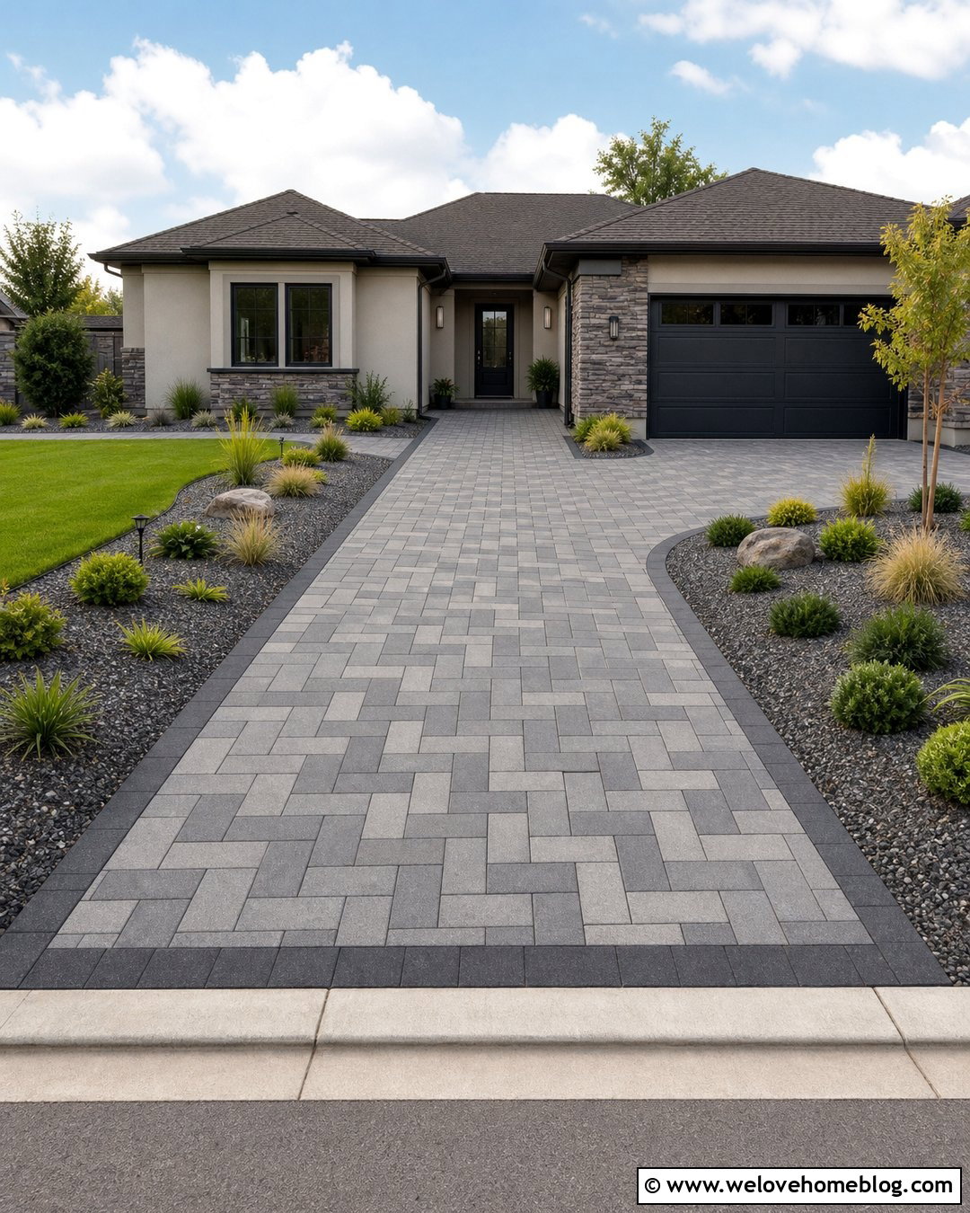 Low Maintenance Block Paving Driveway - 35 Block Paving Driveway Ideas