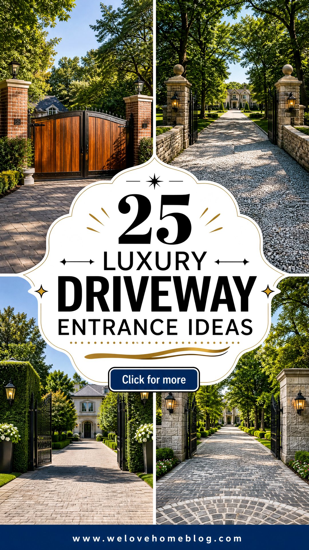 25 Luxury Driveway Entrance Ideas for a Showstopping Arrival - 25 Luxury Driveway Entrance Ideas for a Showstopping Arrival
