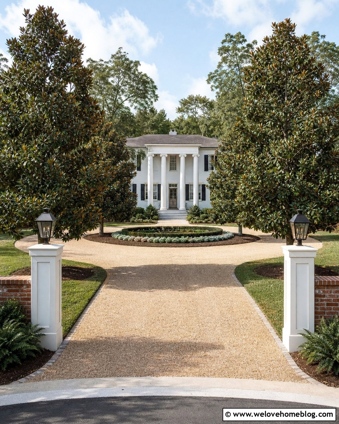 Magnolia Driveway Entrance - 20 Driveway Entrance Plants Ideas