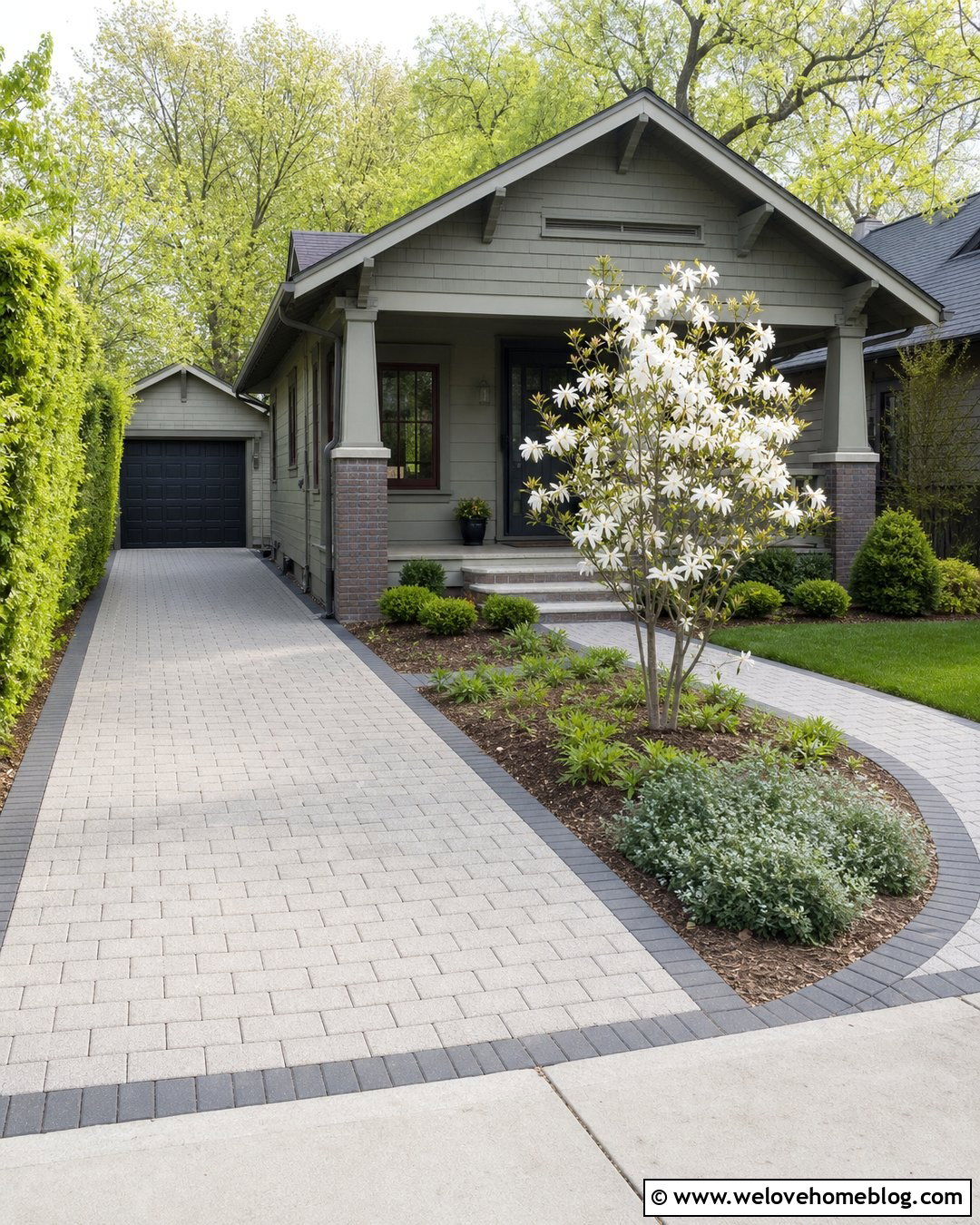 Magnolia Driveway For A Small Front Yard - 20 Magnolia Tree Driveway Ideas