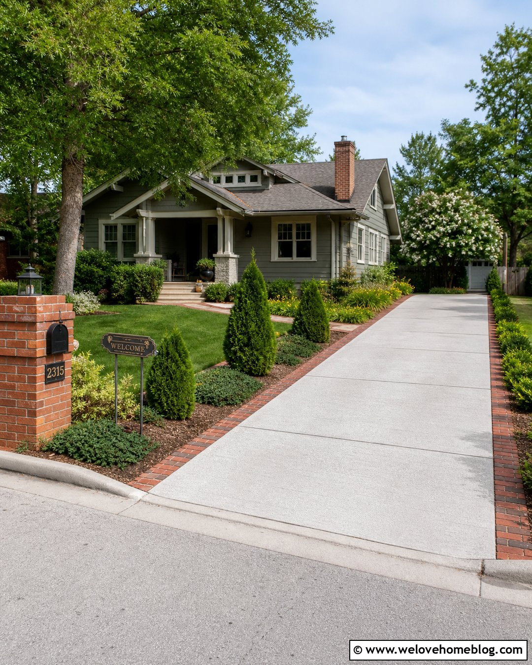 Mailbox Driveway Welcome Sign - 20 driveway welcome sign entrance ideas