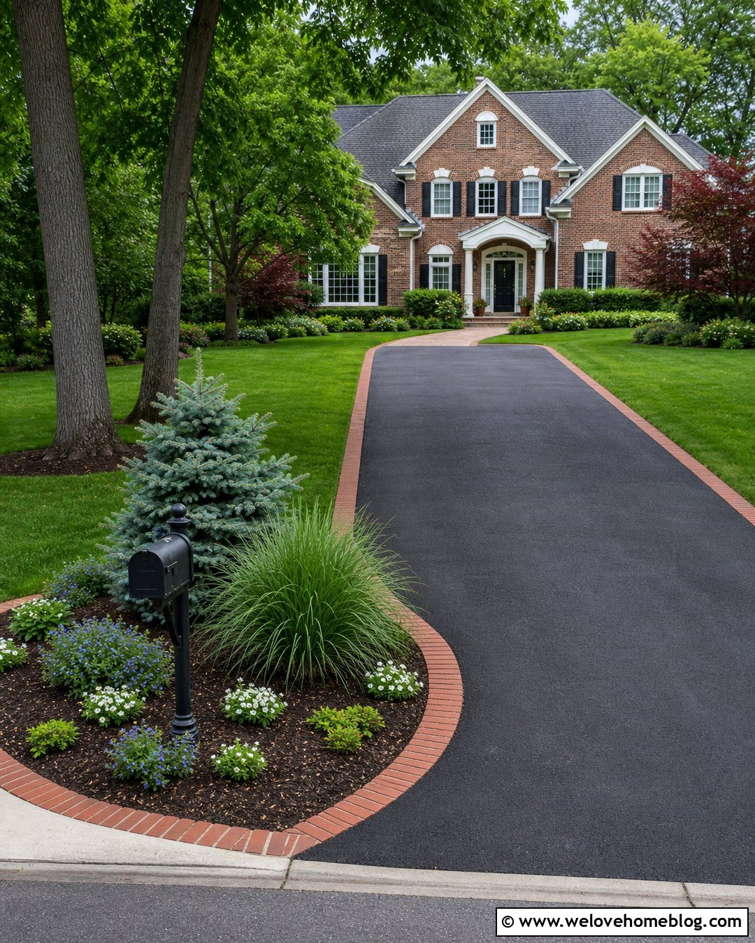Mailbox Garden Bed At Driveway Entrance - 20 Garden Bed Next To Driveway Ideas