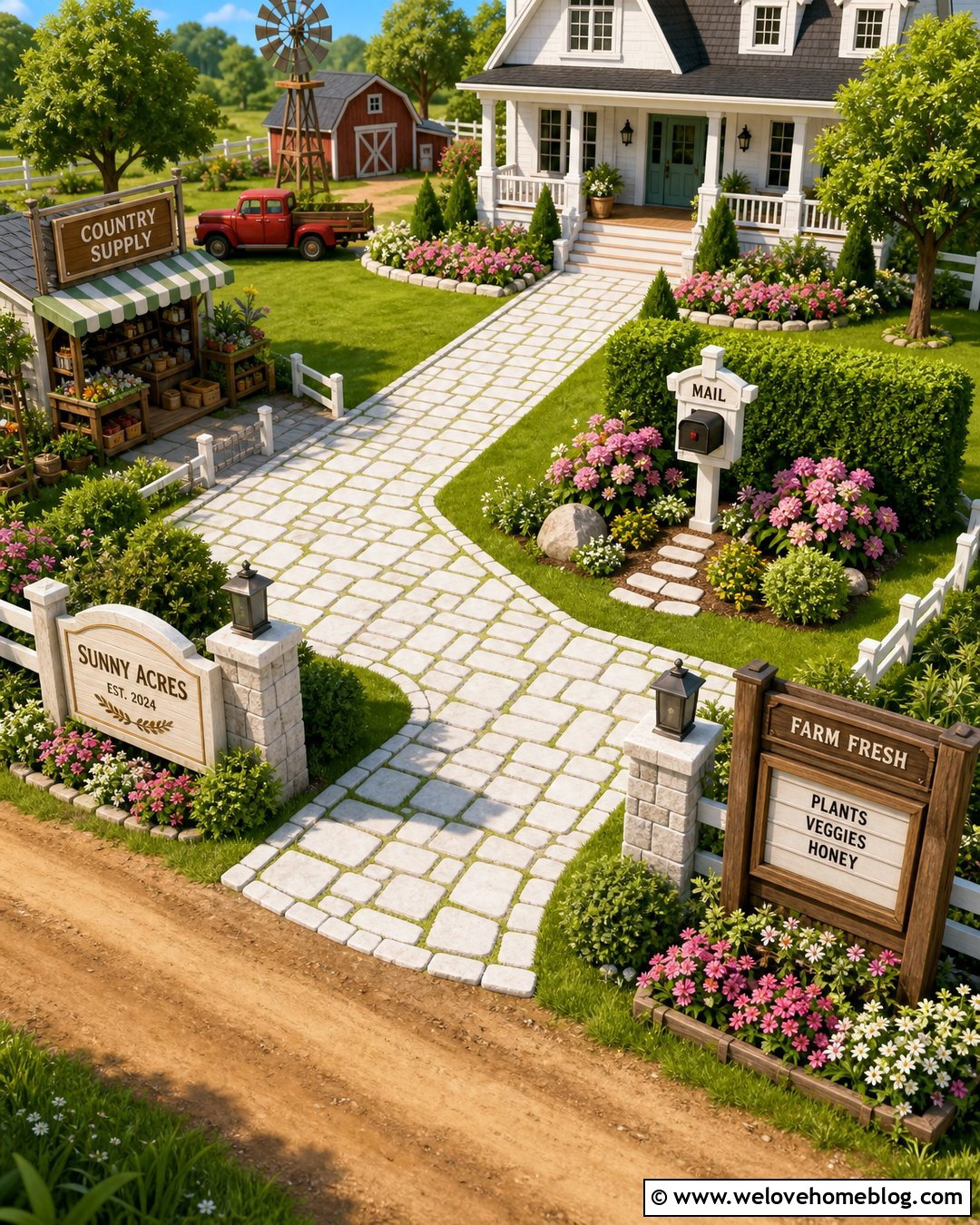 25 Hay Day Driveway Design Ideas for a Charming Virtual Farm