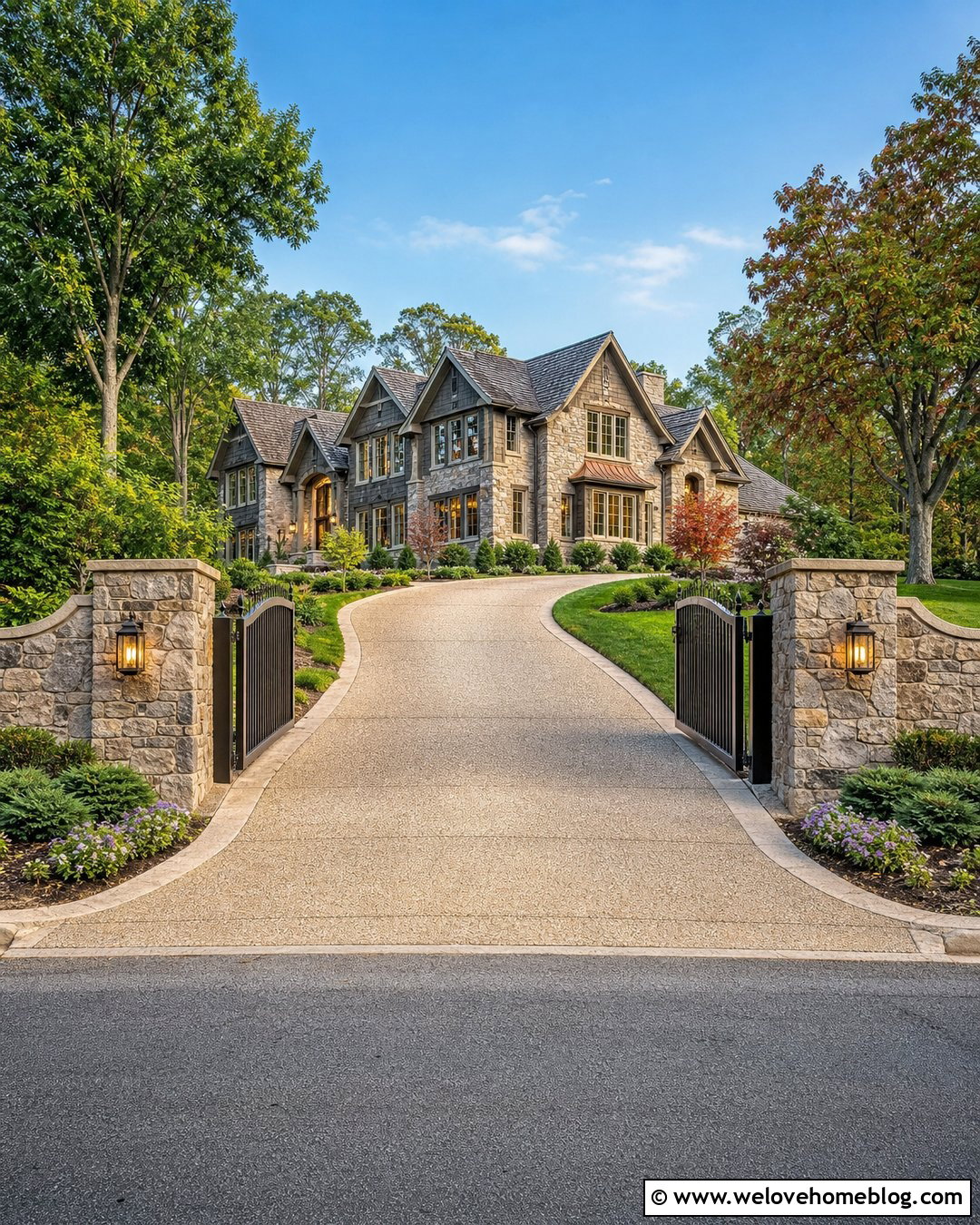 25 Mansion Driveway Entrance Ideas for a Grand First Impression