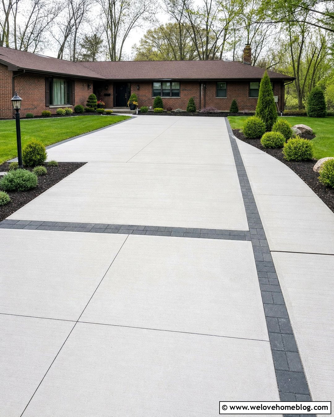 Matching Concrete Driveway Widening - 25 Driveway Extra Parking Ideas