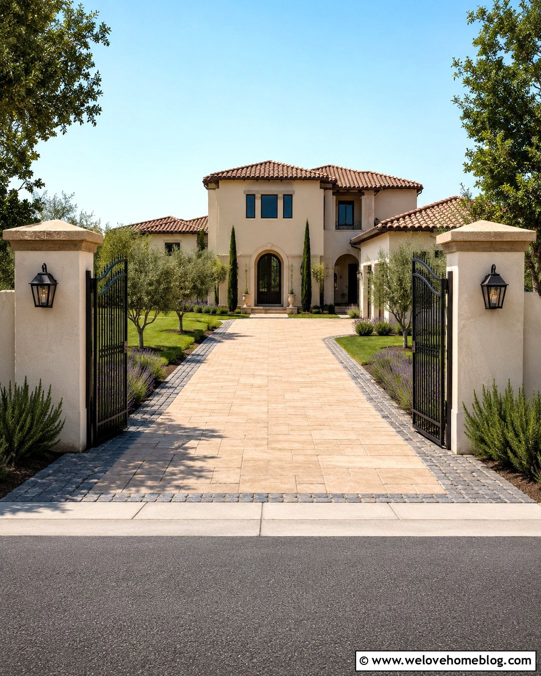 Warm Icon 20 Mediterranean Driveway Entrance Ideas for Warm Curb Appeal