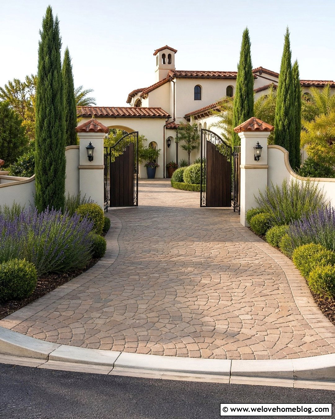 Mediterranean Driveway Gate - 35 Driveway Entry Gates and Entrance Ideas