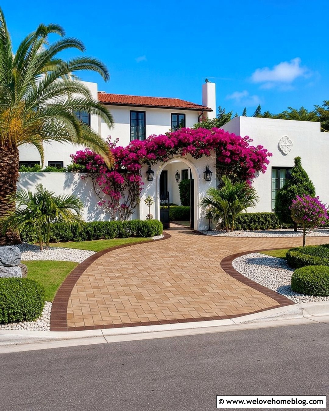 20 Miami Driveway Ideas for Breezy, High-End Coastal Curb Appeal