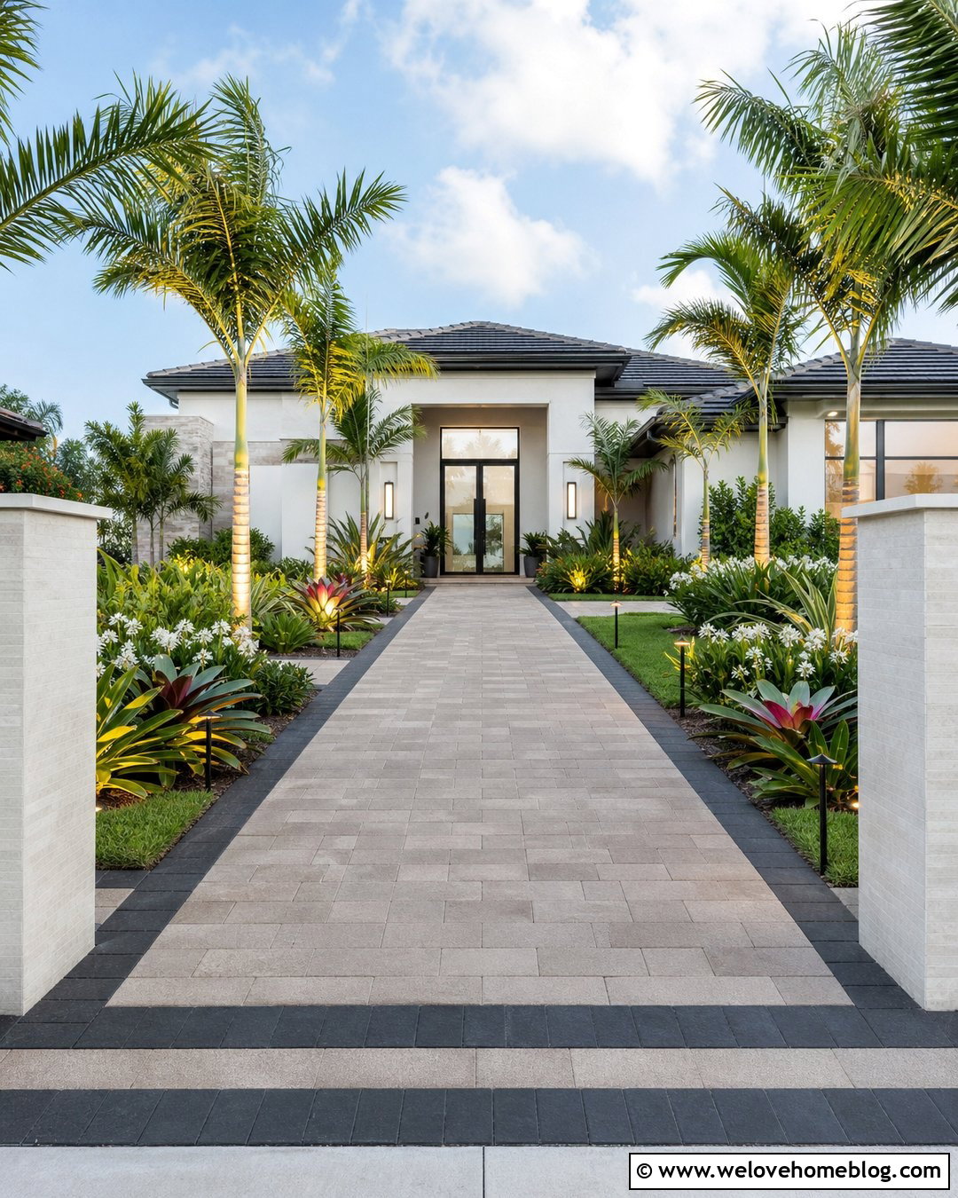 Miami Driveway With Lighting - 20 miami driveway ideas
