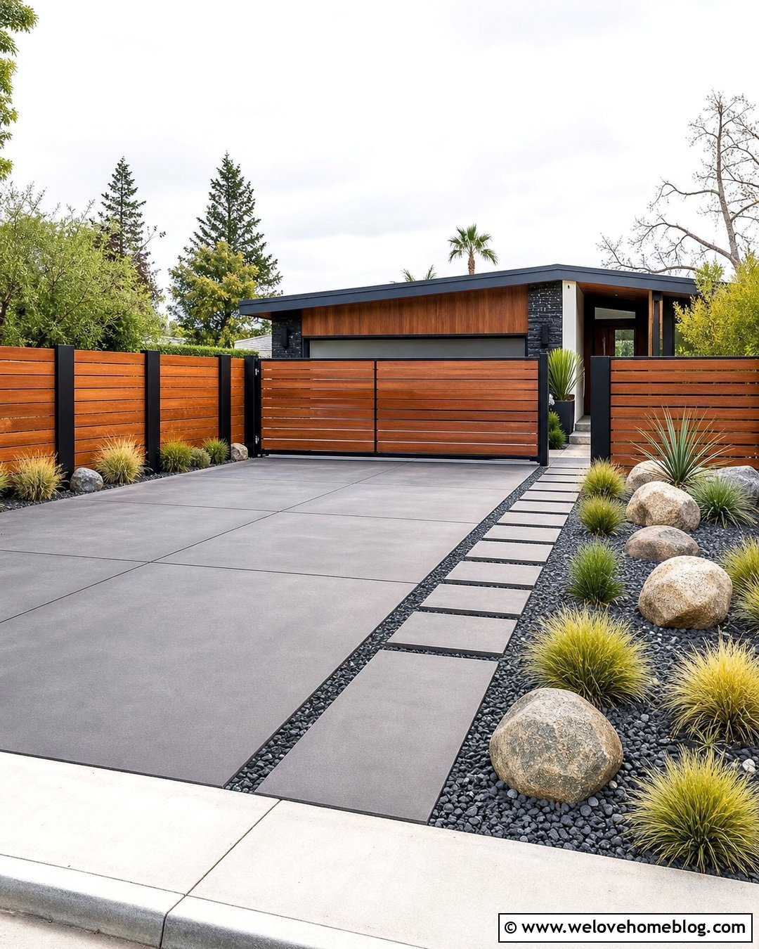 25 Fence Driveway Ideas for Privacy, Style, and Curb Appeal