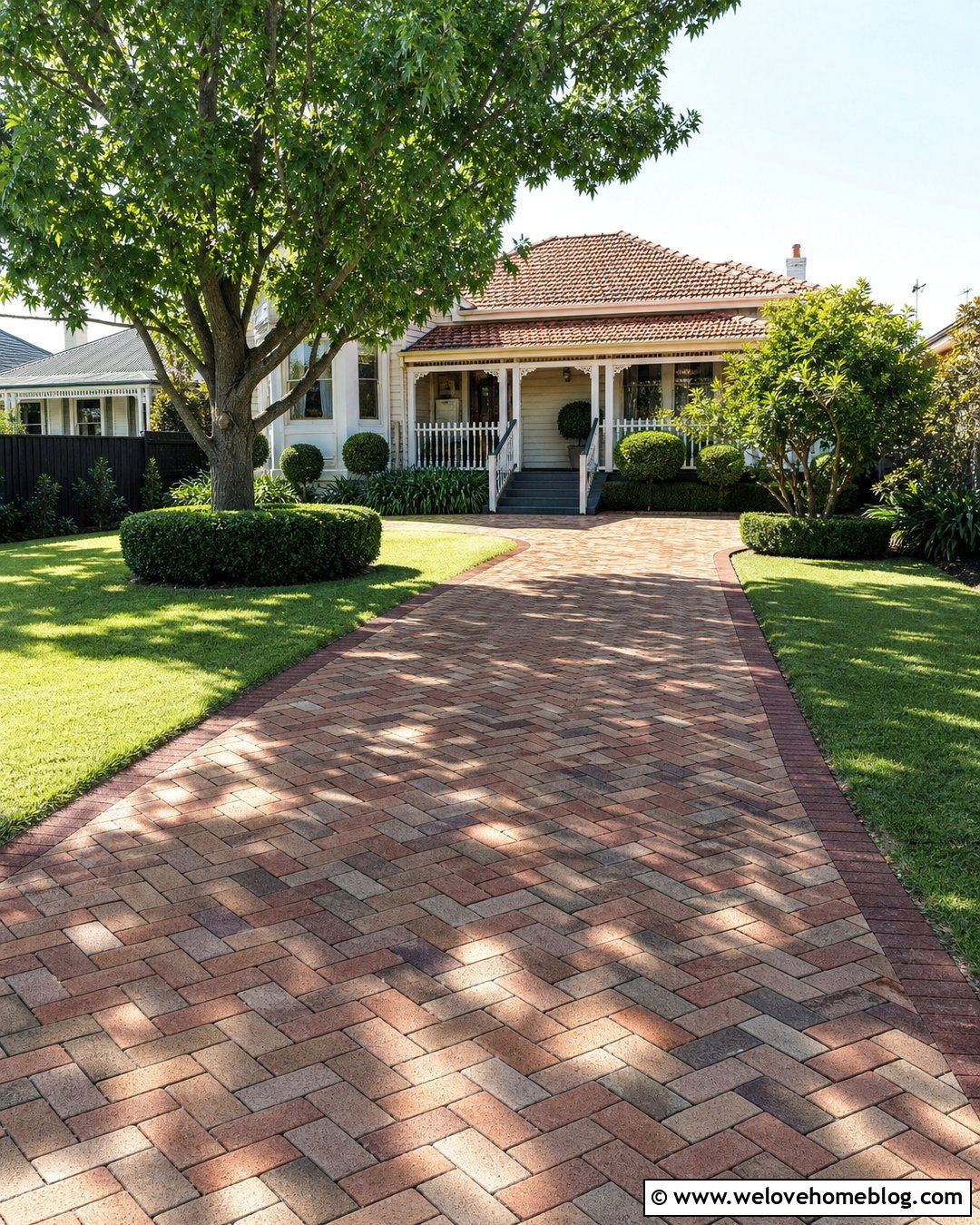 Mixed Color Recycled Brick Driveway - 20 Recycled Brick Driveway Australia Ideas