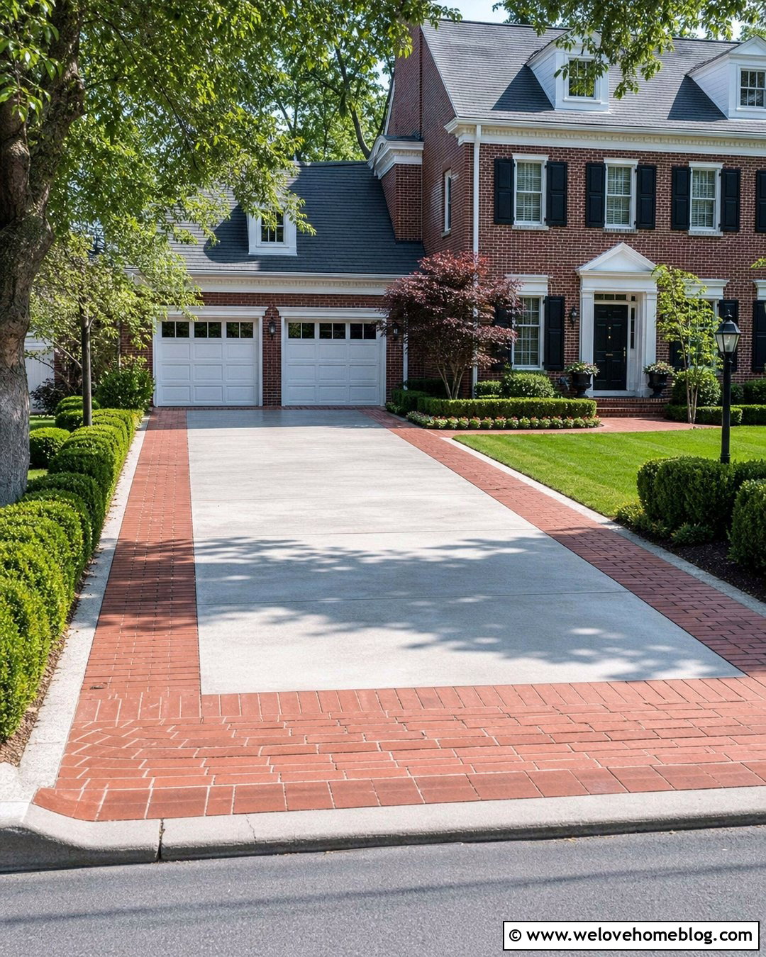 Mixed Material Driveway Extension - 25 Expanding Driveway Ideas