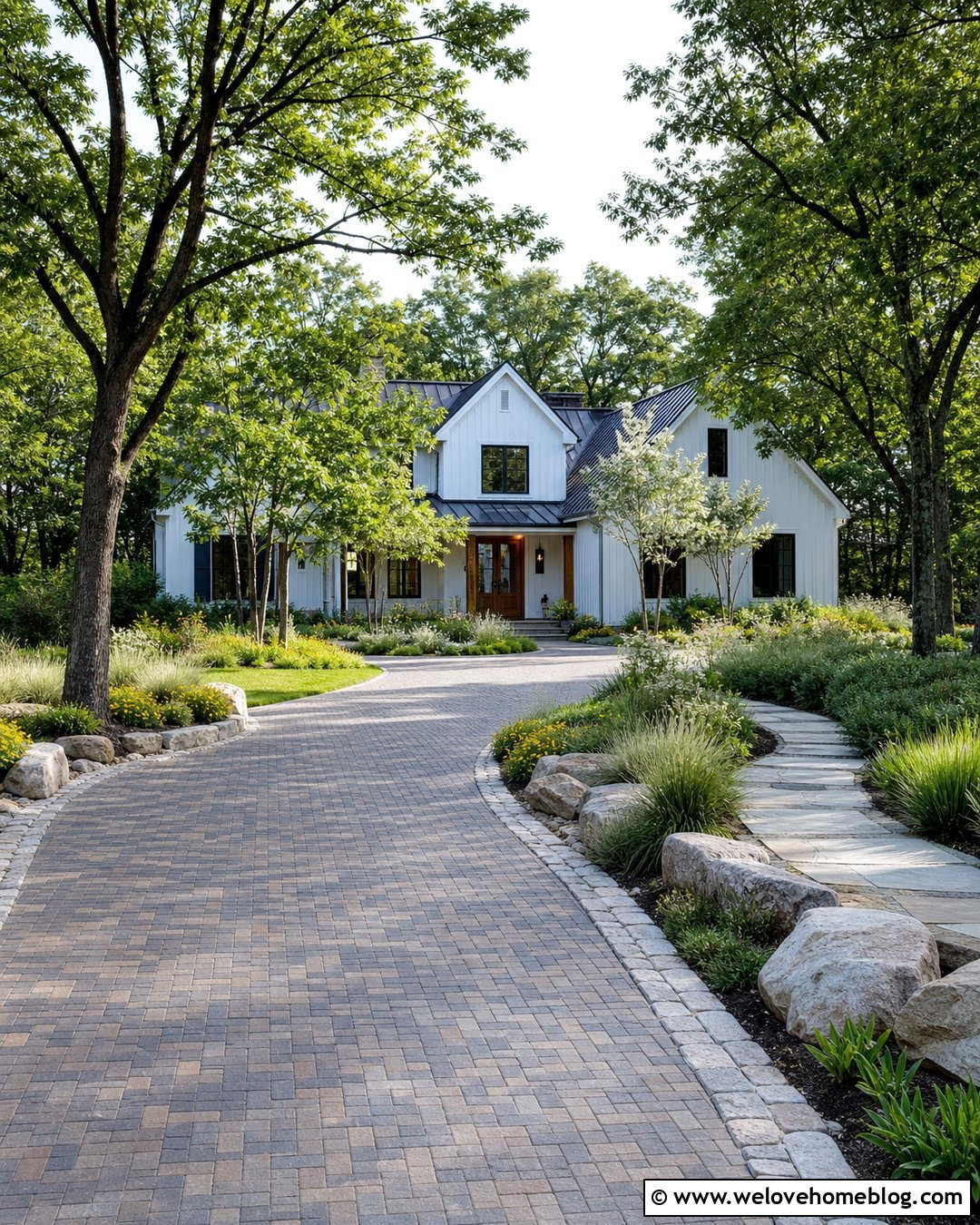 Mixed Native Tree Driveway - 20 Best Driveway Trees Ideas