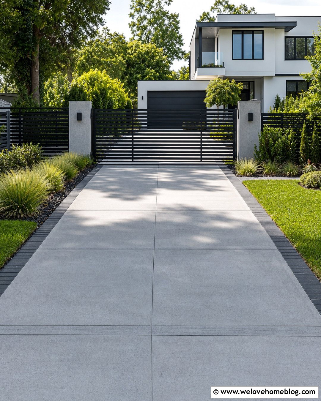 Modern Automatic Sliding Gate Entrance - 20 automatic driveway gate entrance ideas