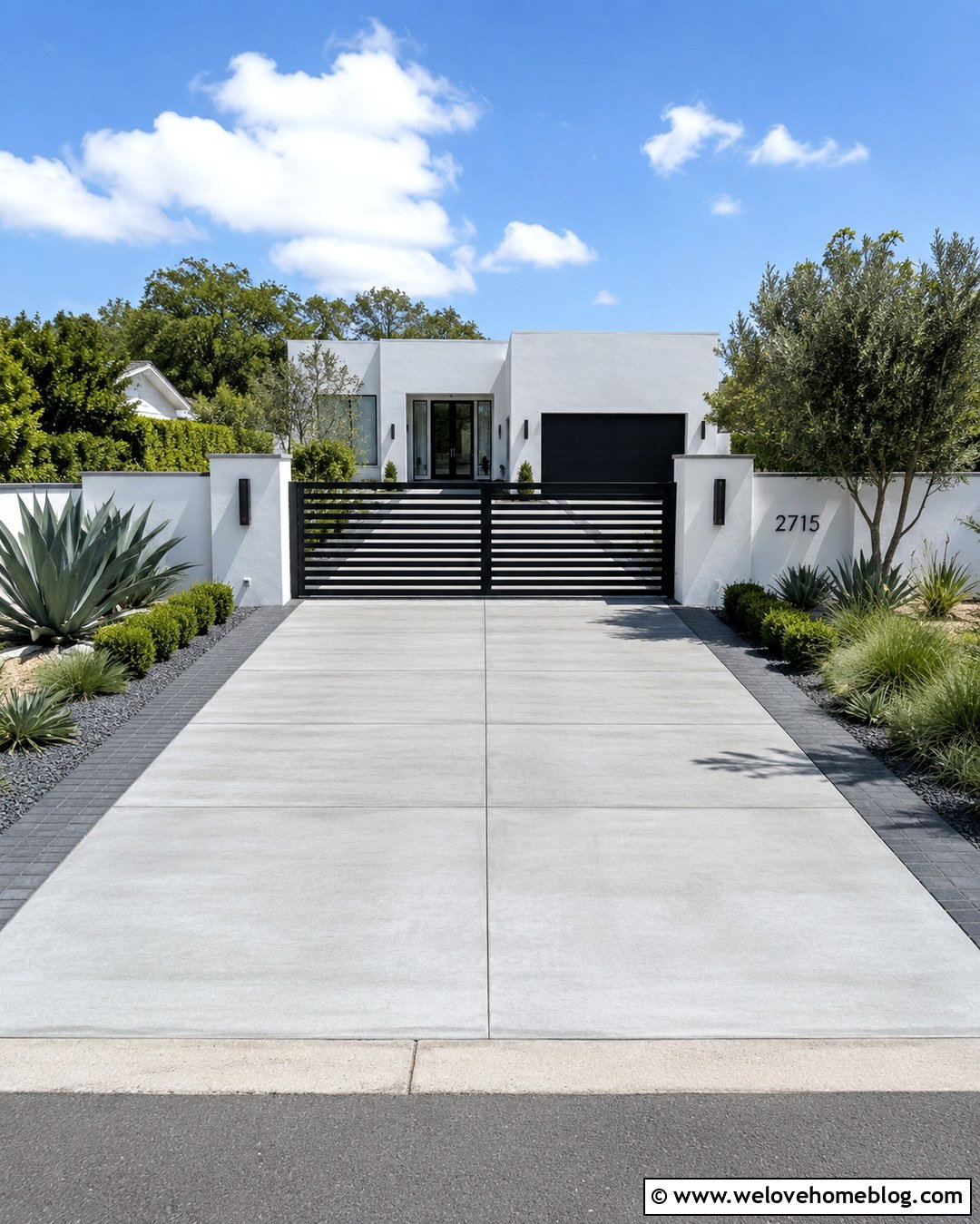 Modern Black Front Gate Driveway Entrance - 20 front gate driveway entrance ideas