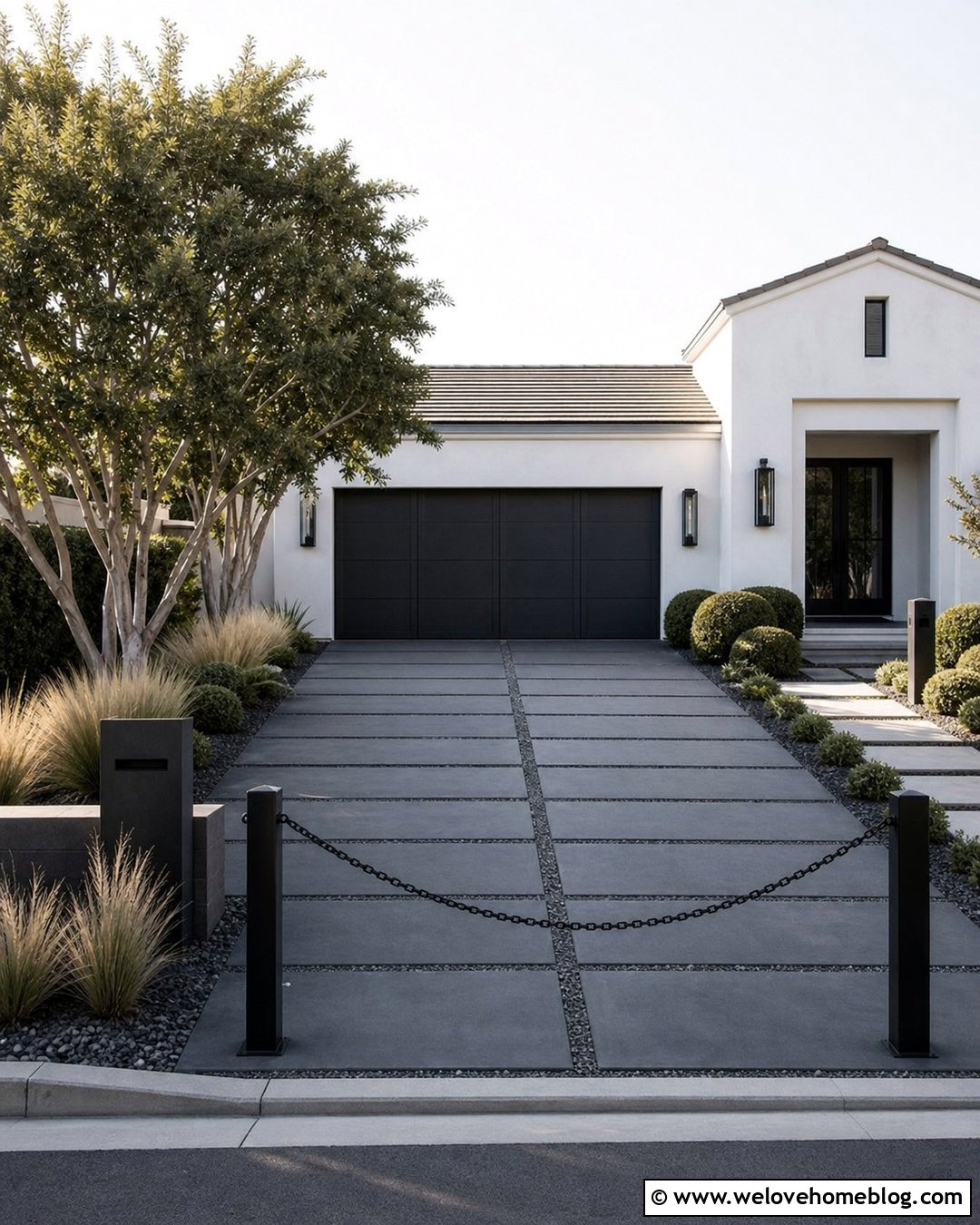 Modern Driveway Chain Barrier - 20 Driveway Chain Barrier Ideas