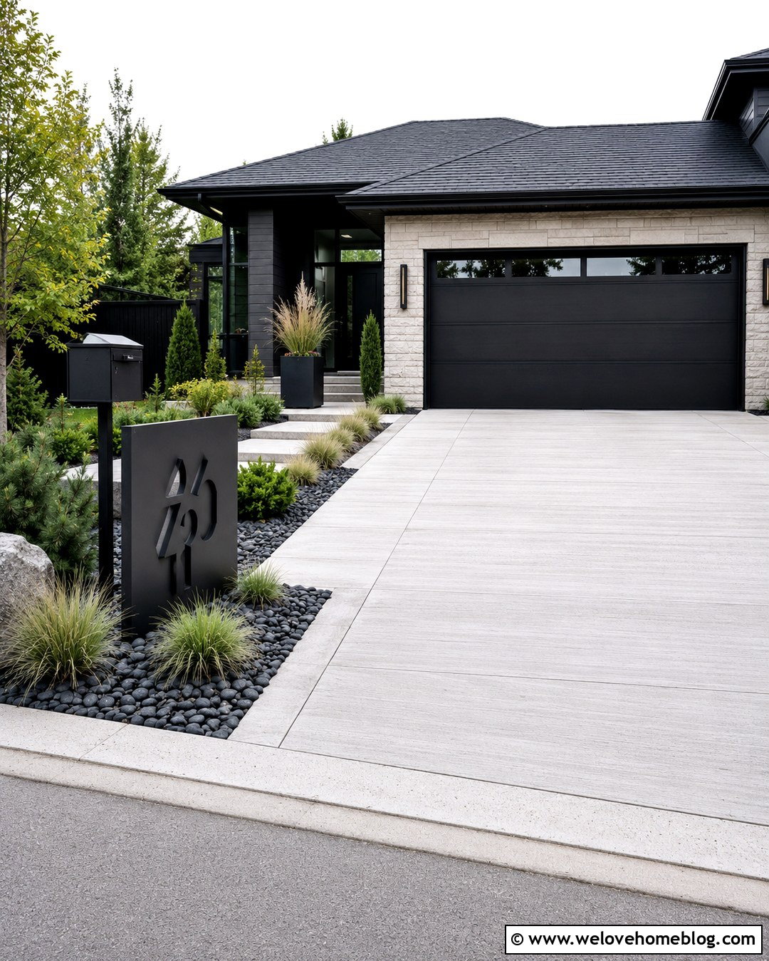 20 Front Driveway Entrance Modern Ideas for Sleek Curb Appeal