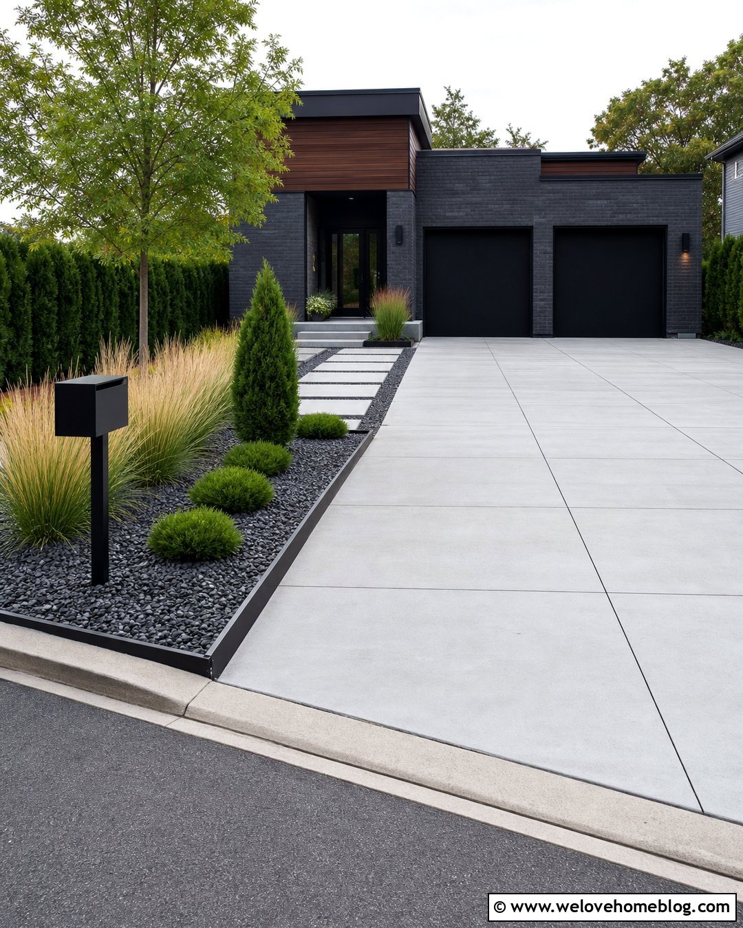 Modern Driveway Mailbox Landscaping - 20 driveway mailbox landscaping ideas