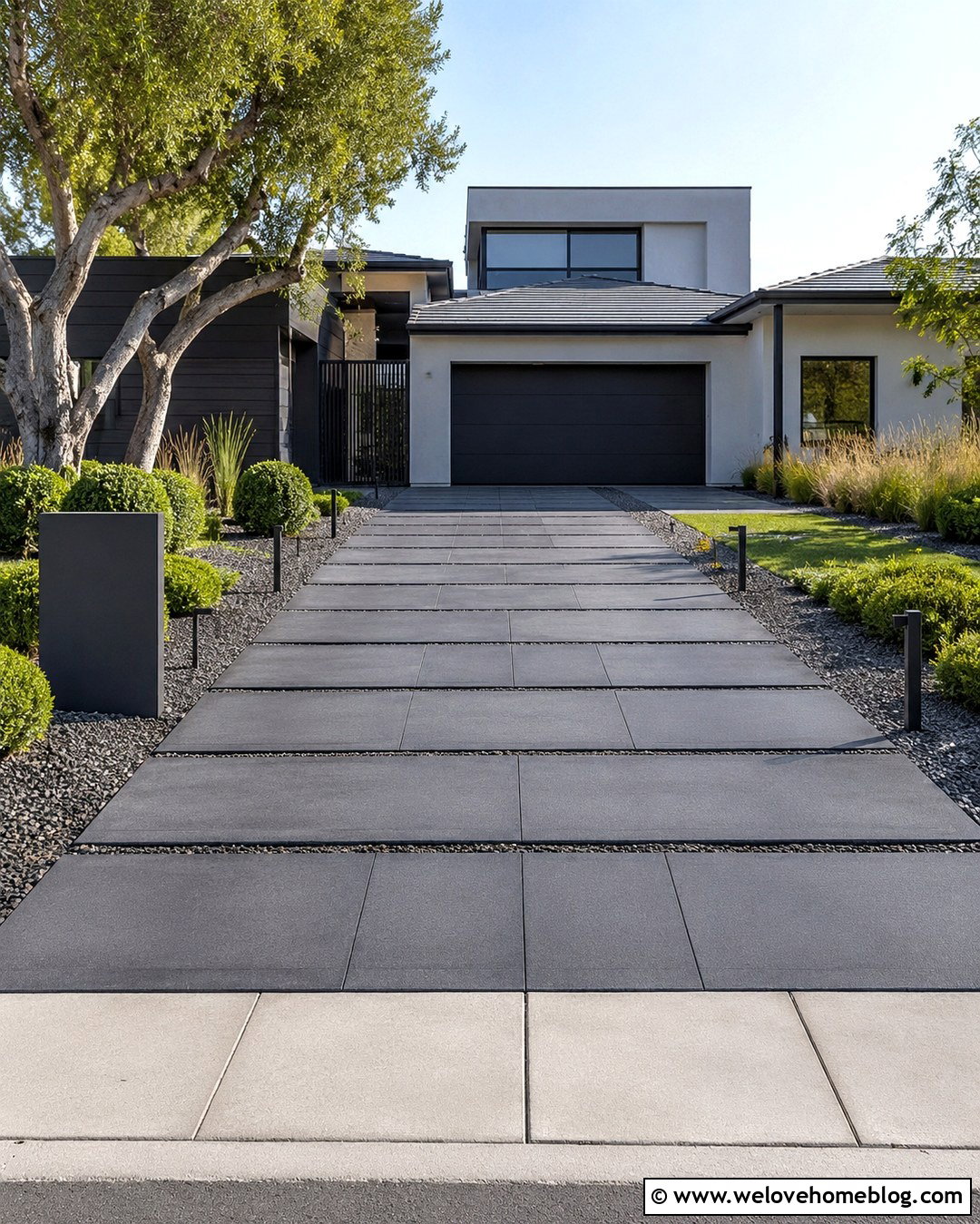 20 Front of House Driveway Ideas for a Polished Entrance