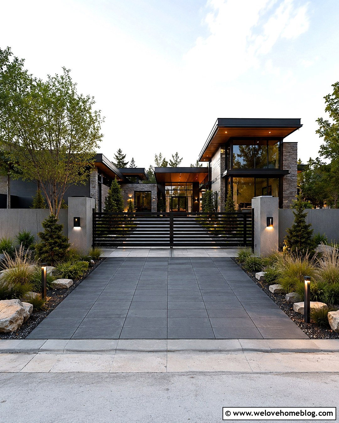 20 Modern Home Driveway Ideas for Every Exterior Style