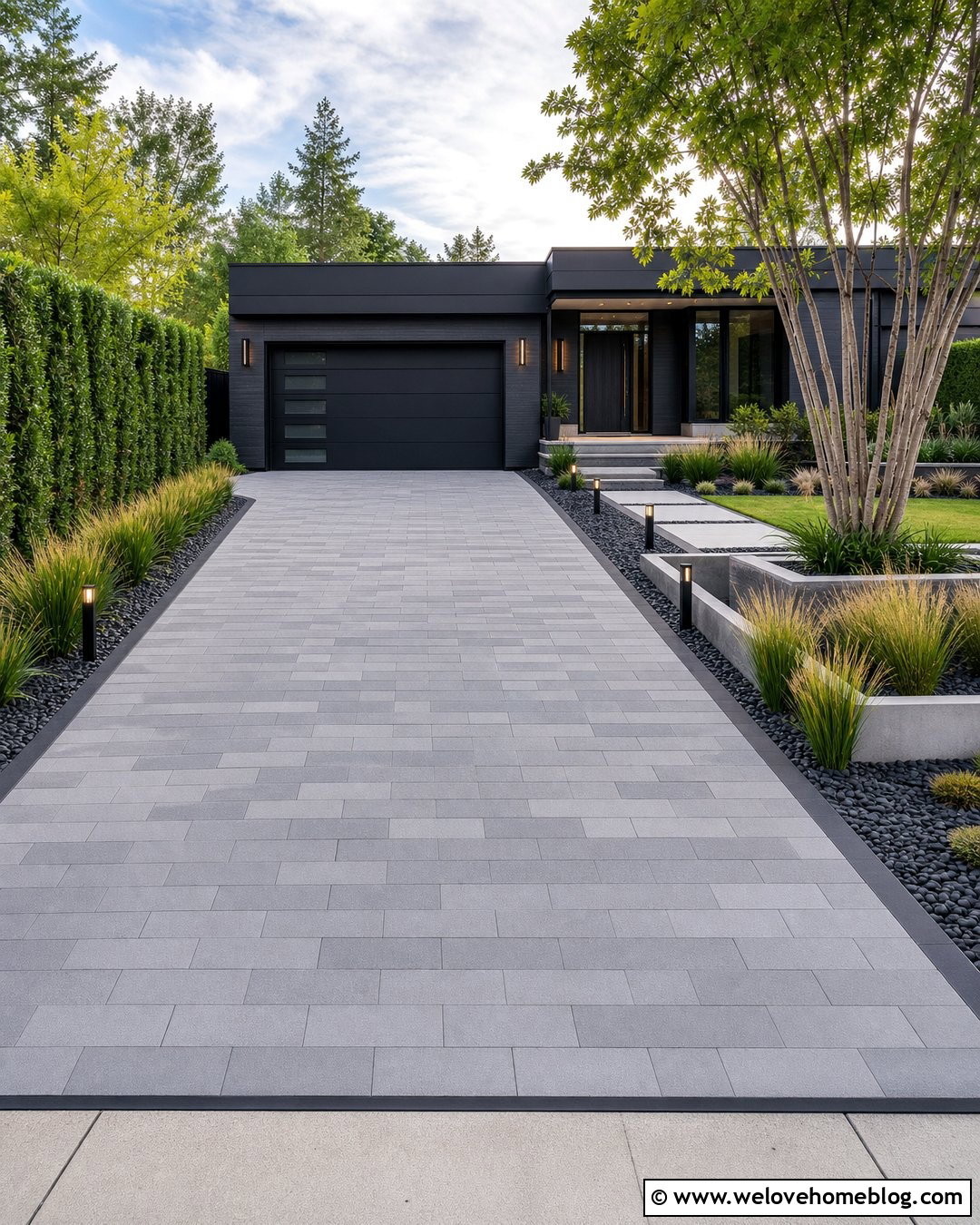 25 Grey Block Paving Driveways Ideas for Timeless Style