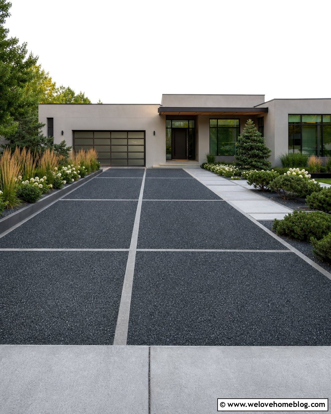 Modern Ground Grid Driveway - 20 Ground Grid Driveway Ideas