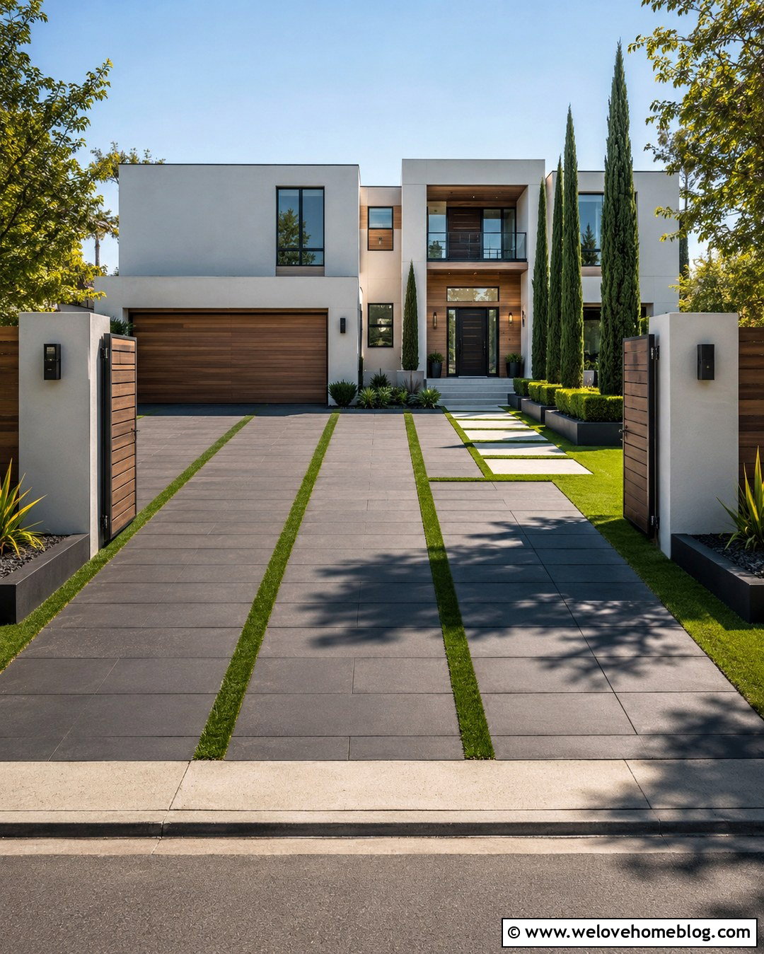 Modern Horizontal Driveway Gate - 20 Driveway Gate How To Build Ideas