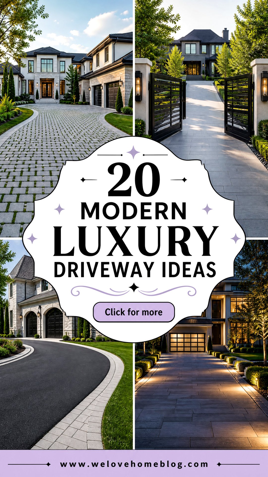 20 Modern Luxury Driveway Ideas for Upscale Curb Appeal - 20 Modern Luxury Driveway Ideas for Upscale Curb Appeal