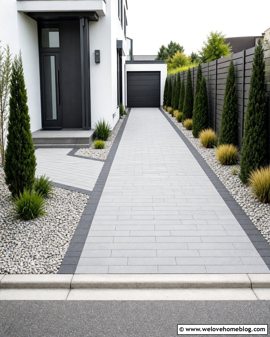 25 Modern House Driveway Ideas for Sleek, Standout Curb Appeal