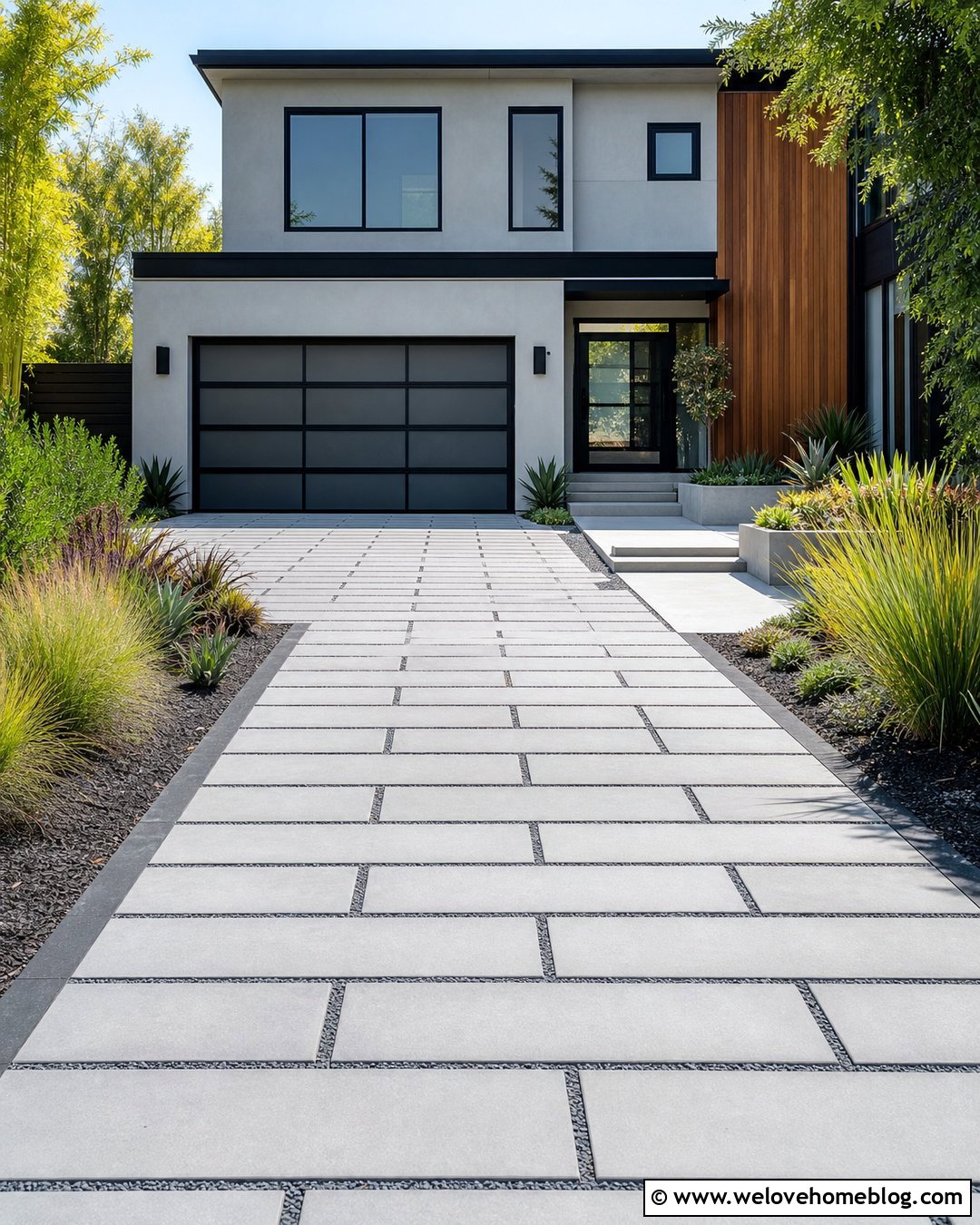 Modern Permeable Paver Driveway - 20 permeable driveway pavers ideas