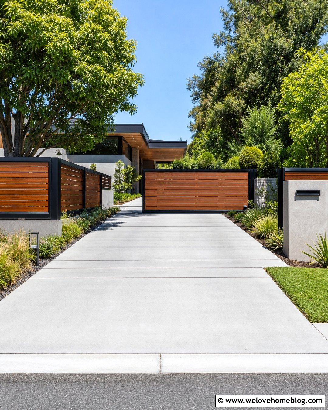 25 Wood Driveway Gate Ideas for a Warm, Secure Welcome
