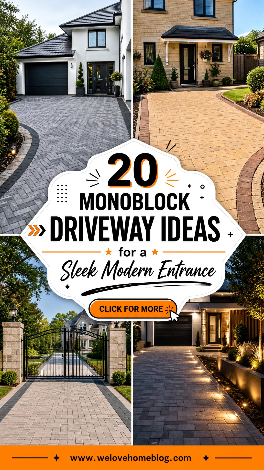 20 Monoblock Driveway Ideas for a Sleek Modern Entrance - 20 Monoblock Driveway Ideas for a Sleek Modern Entrance
