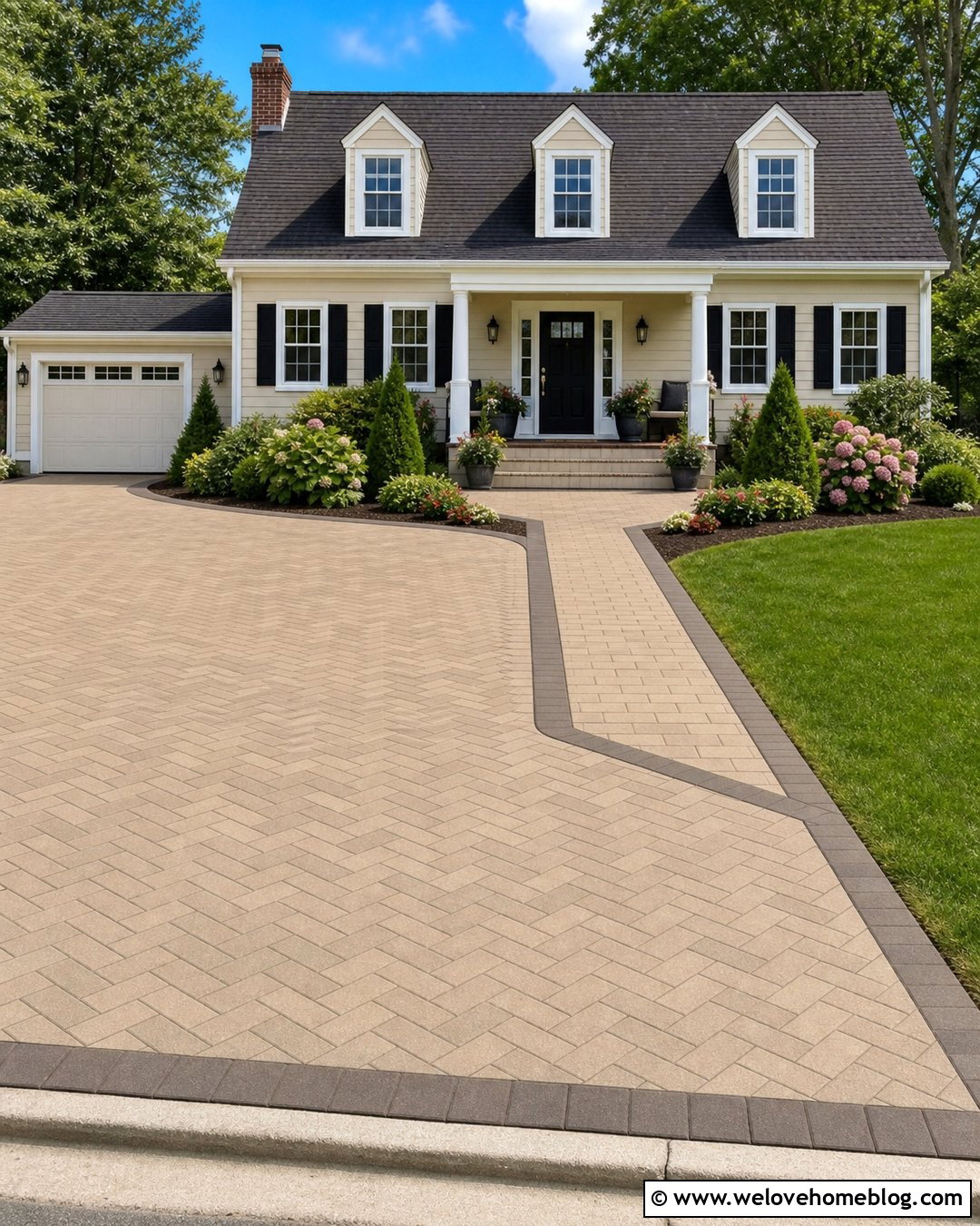 Monoblock Driveway With Matching Walkway - 20 Monoblock Driveway Ideas