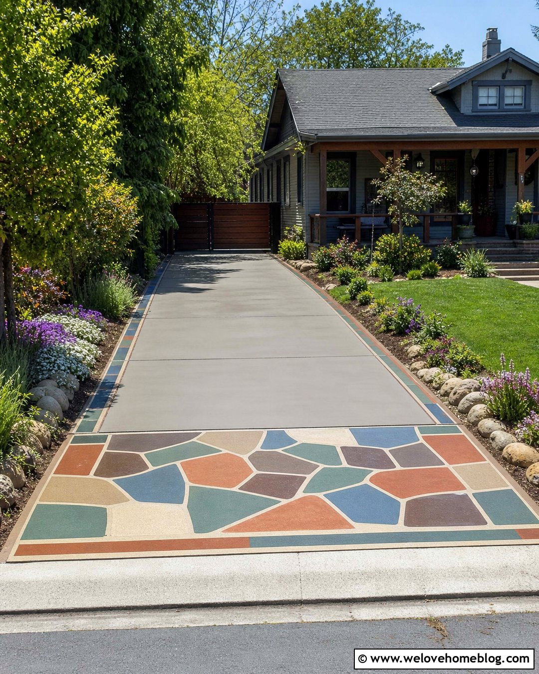 30 Painted Driveway Ideas for a Bold, Budget-Friendly Update