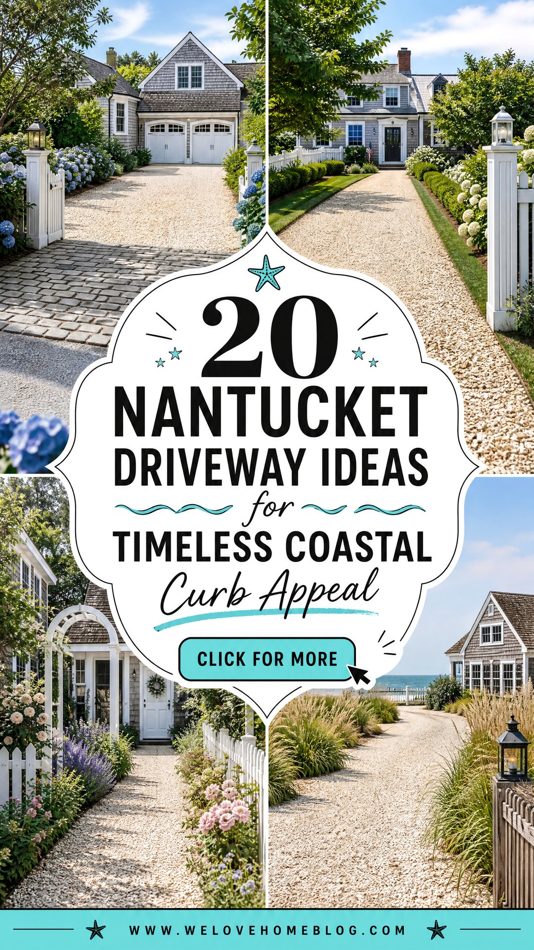 20 Nantucket Driveway Ideas for Timeless Coastal Curb Appeal - 20 Nantucket Driveway Ideas for Timeless Coastal Curb Appeal
