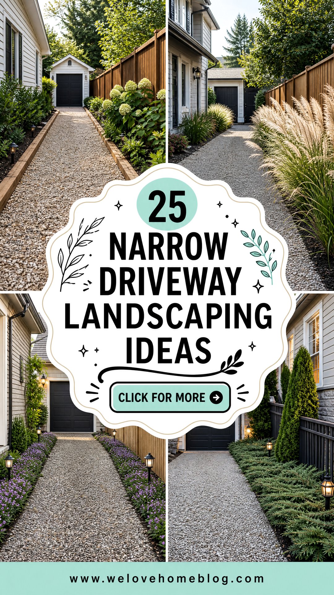 25 Narrow Driveway Landscaping Ideas for Small Stylish Spaces - 25 Narrow Driveway Landscaping Ideas for Small, Stylish Spaces