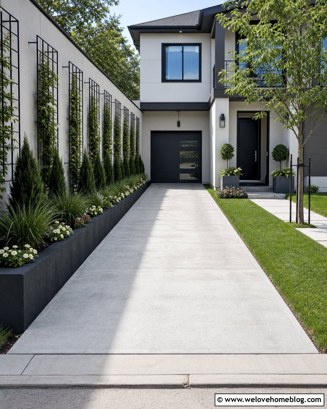Narrow Driveway Raised Beds - 20 Driveway Raised Beds Ideas